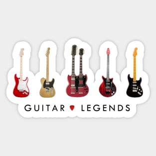 Guitar Legends Collection Sticker